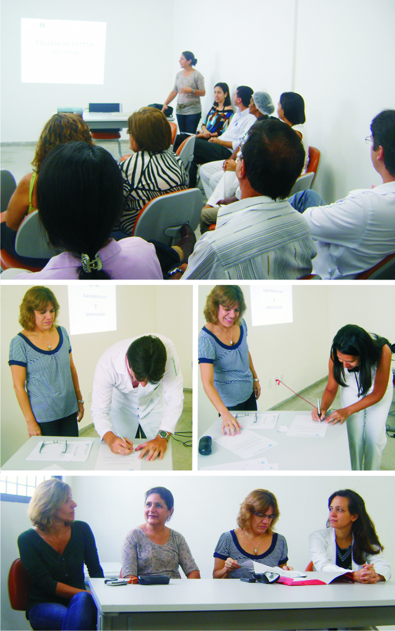 Gerência-geral empossa componentes do Colegiado Gestor em evento hoje pela manhã