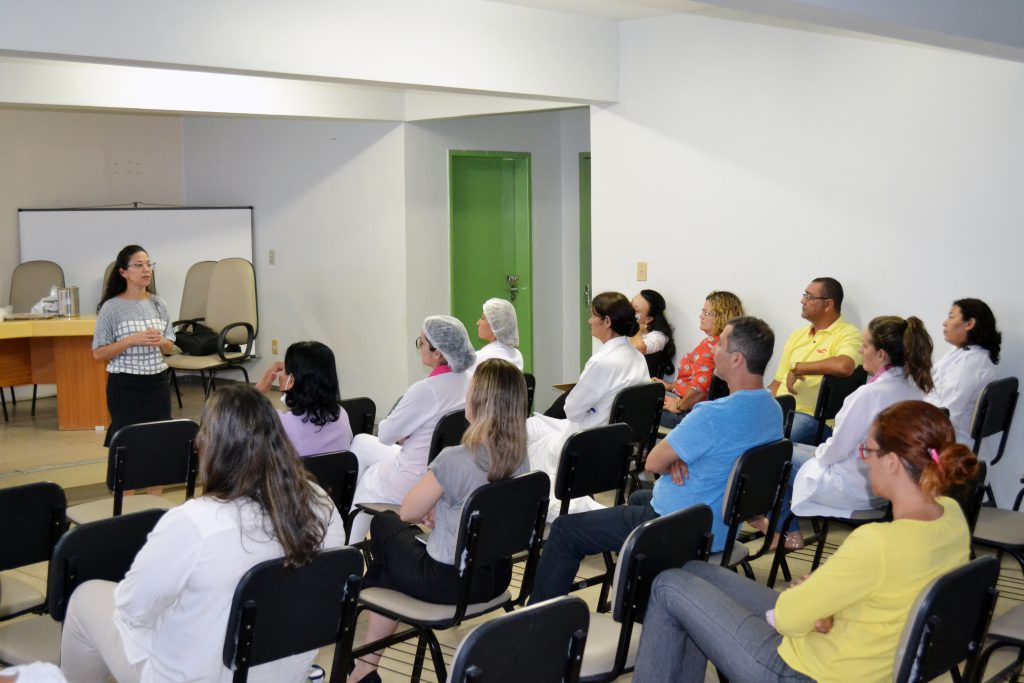 A palestra aconteceu em dois horários distintos para que mais servidores pudessem participar